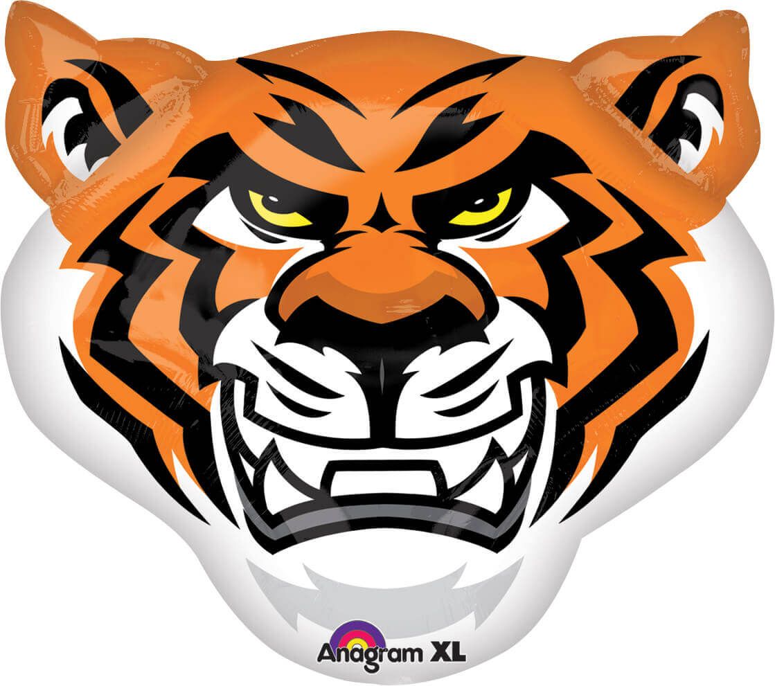 Wanna Party Tiger Face ShaPe Balloon for Decoration 24" P30