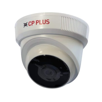 CP PLUS 2.4MP, 1080p IR Dome Wired Camera - 20Mtr White CP PLUS 2.4MP, 1080p IR Dome Wired Camera - 20Mtr White - White / 1 Count (Pack of 1)