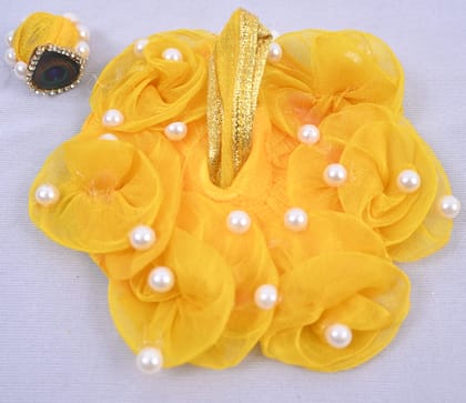 Mustard Yellow Designer Laddu Gopal Dress Set Mustard Yellow Designer Laddu Gopal Dress Set
