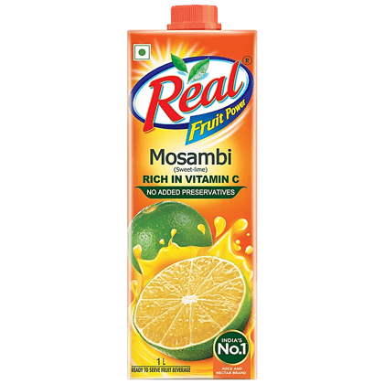 Real Fruit Power Juice - Mosambi, 1 L