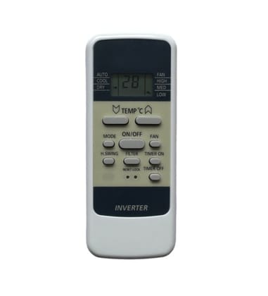 AC Remote No. 137B Compatible-Replacement for Hitachi AC Remote Control (White)