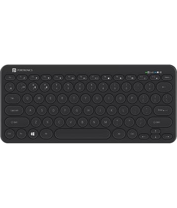 Portronics - Black Wireless Desktop Keyboard