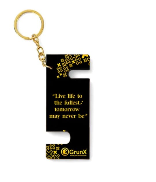 Pushpa - Keychain Stand For Smartphones With Life Quotes # 10
