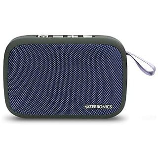 ZEBRONICS Zeb-Delight 3 Watt Wireless Bluetooth Portable Speaker (Blue).