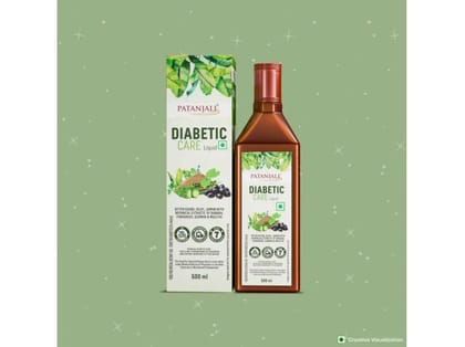 Patanjali Plant Based Diabetic Care Liquid Bottle  500 ML