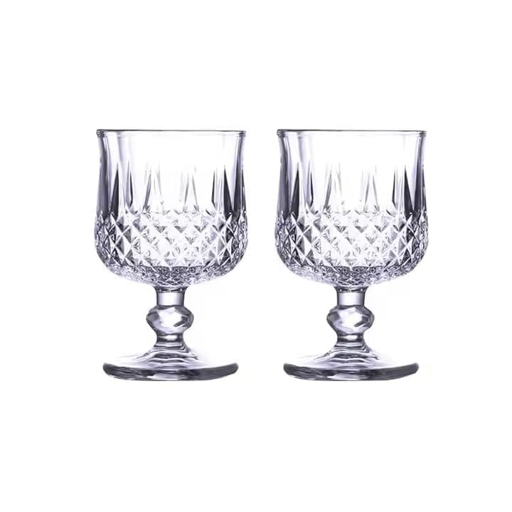 Italian Premium Crystal Brandy Glass | 190 ML | Champagne Flute Glass | Elegant Glassware for Whiskey, Beer, Wine, Mocktail and Cocktail |
