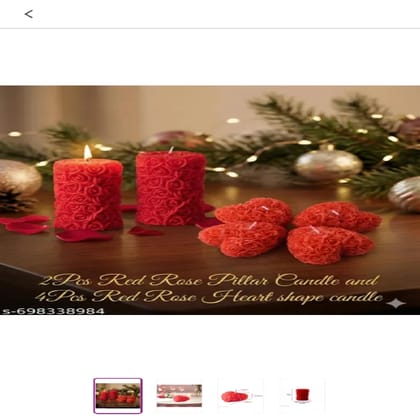 Love Candle Gift Perfect Occasion