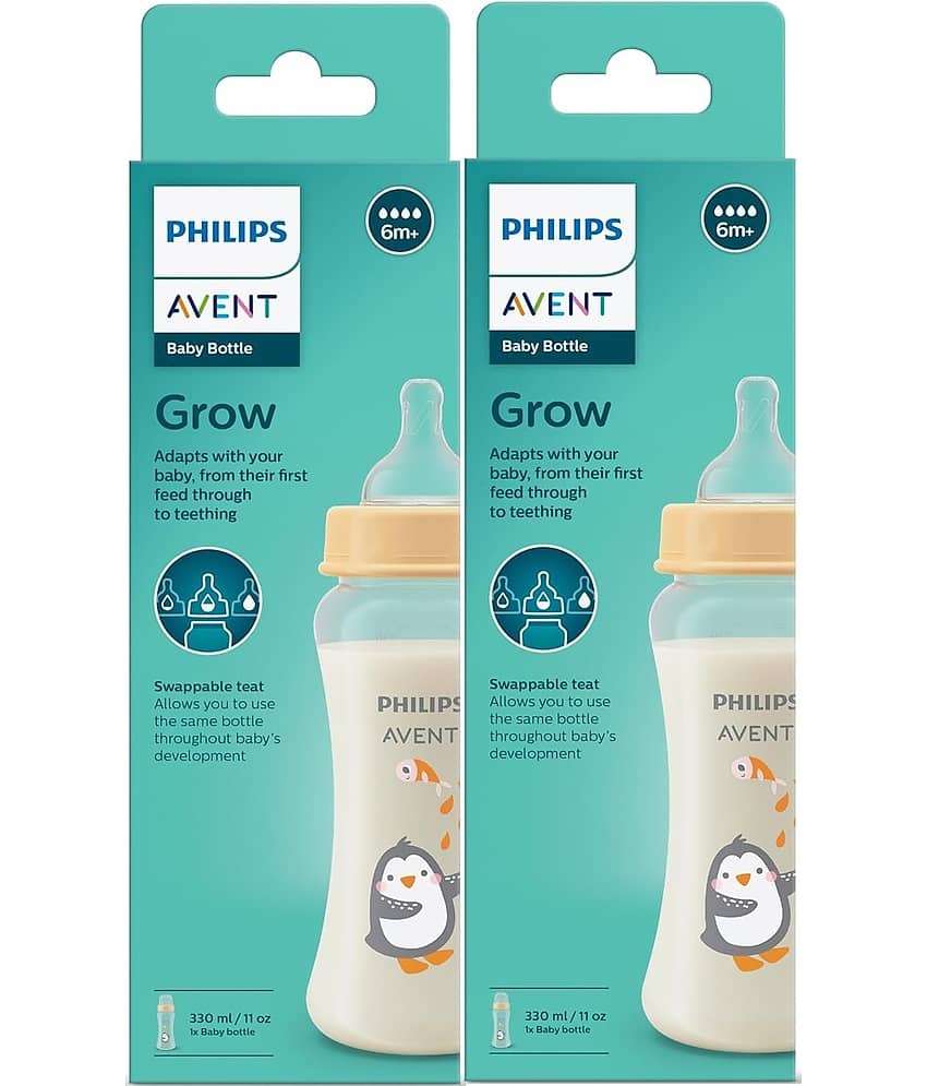 Philips Avent 330 Transparent Feeding Bottle ( Pack of 2 )