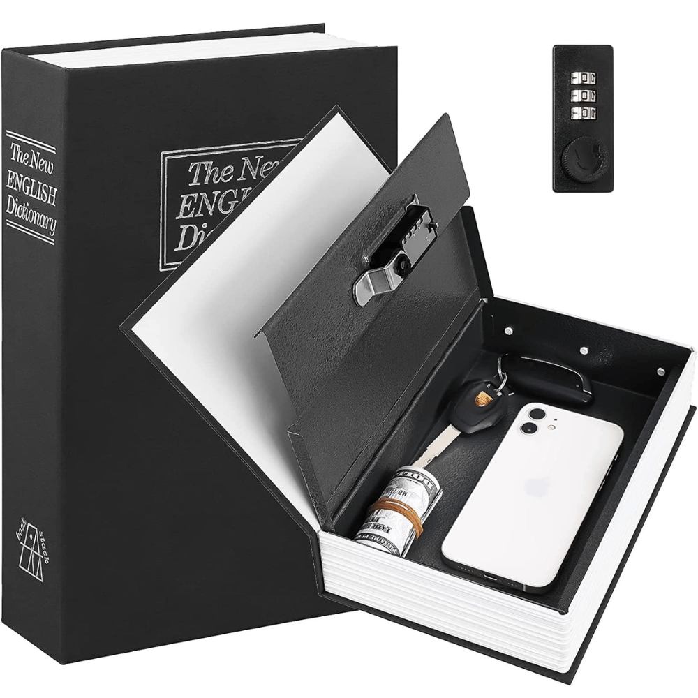 Book Safe Book Style Money Cash Locker Jewellery Home Safe Box Dictionary  Random Color