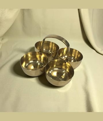 Shreeja Shilpcraft Pooja Bowl 1 Chokda ( Pack of 1 )