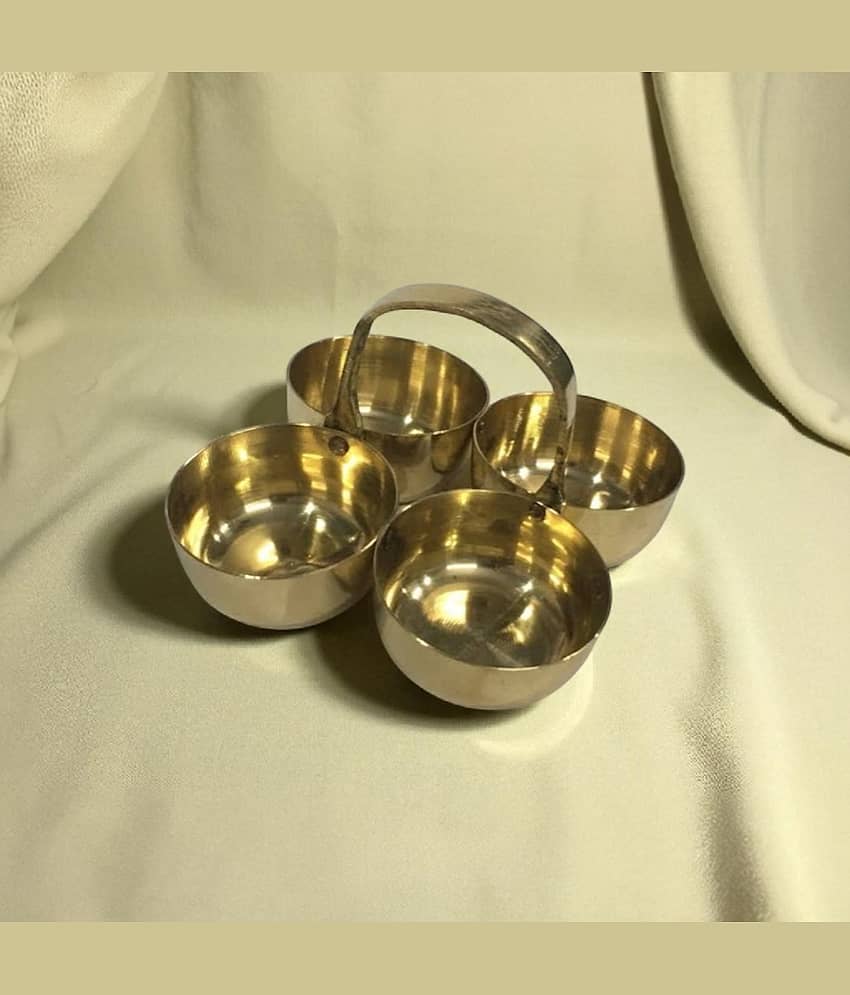 Shreeja Shilpcraft Pooja Bowl 1 Chokda ( Pack of 1 )