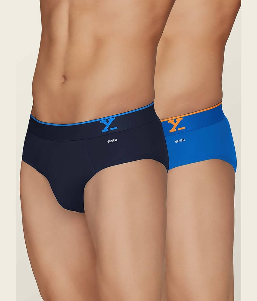 XYXX Pack of 2 Cotton Briefs For Men's ( Multicolor )