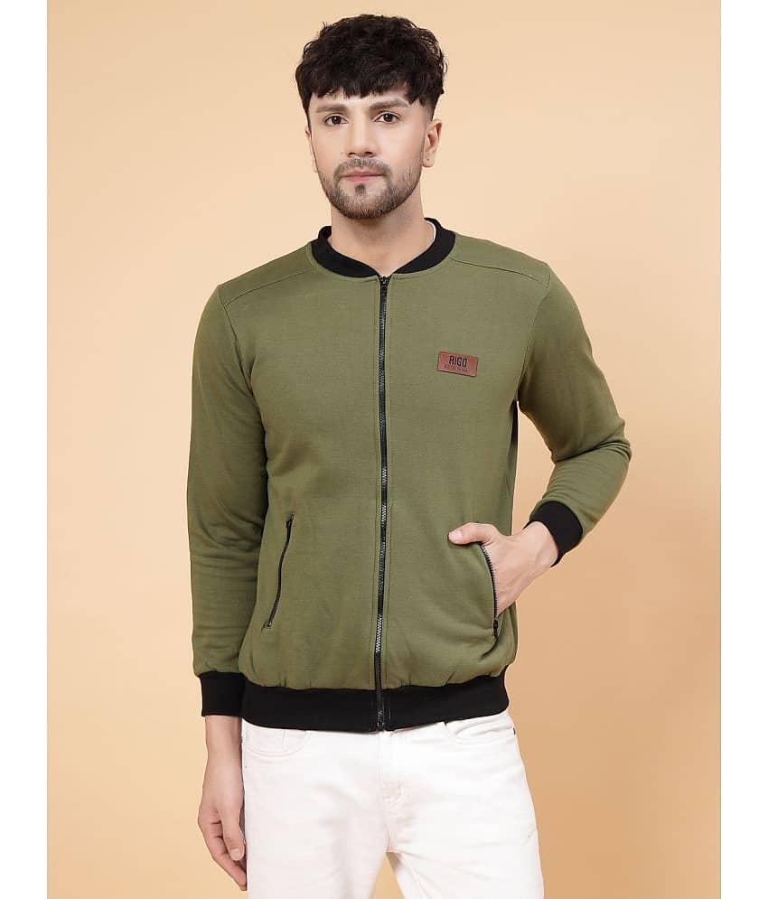 Rigo Fleece Men's Casual Jacket - Navy Blue ( Pack of 1 )