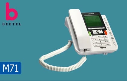 Beetel M71 Corded Landline Phone White