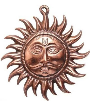 Shri Astha Vinayak Copper Sun God Idol ( 1 cm )