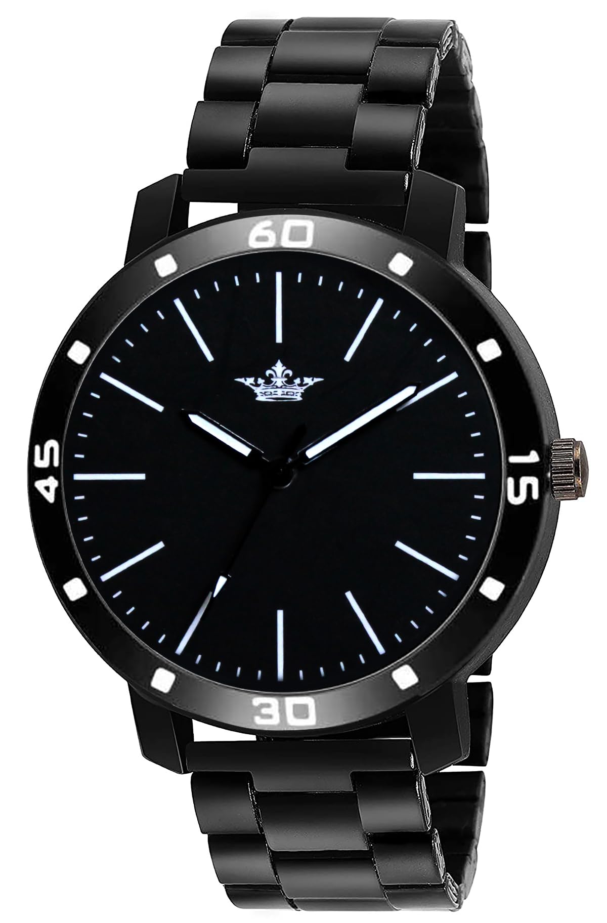 LOREM Black Dark Edition Analog Watch for Men LR112-UF