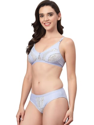 ADORNSTAR Branded Women's Comfort Non-Padded Bra Panty Lingerie Set for Women | Non Padded | Designer Honeymoon Hot Sexy Wedding Set