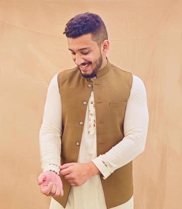 Handmade Nehru Jacket for Men to Match Your Style - Tan