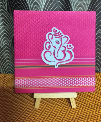 Ganpati hand crafted symbol with stand