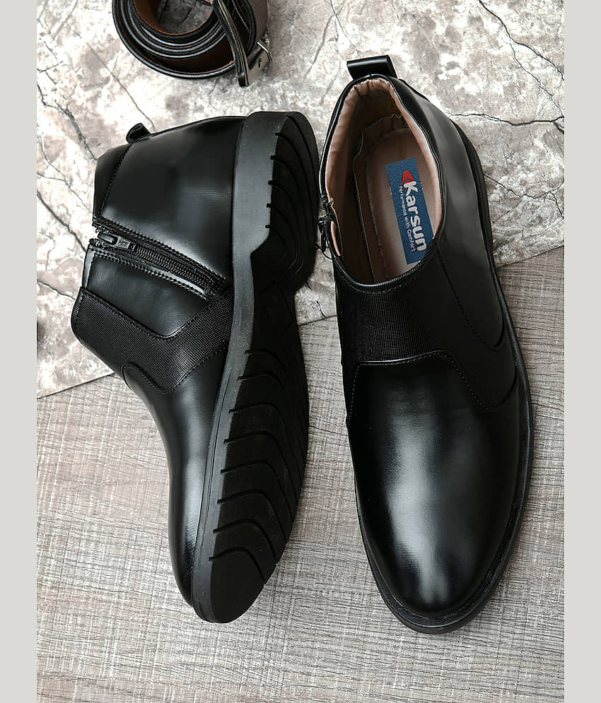 Karsun Black Men's Formal Boots