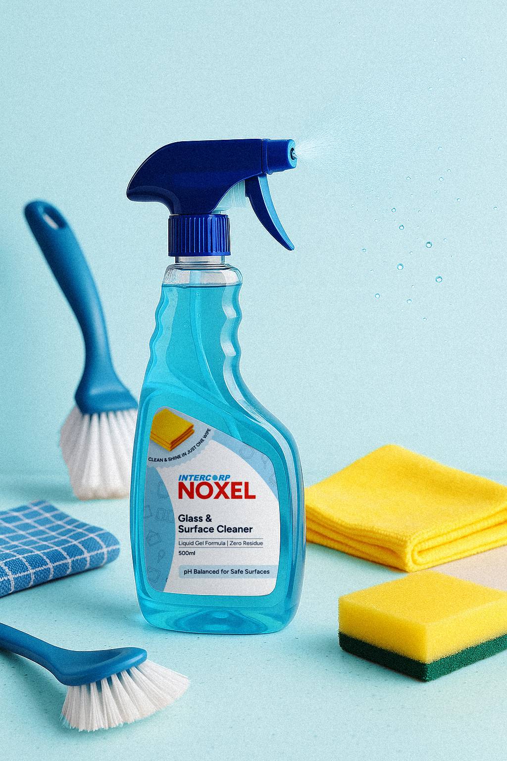 Intercorp  Noxel Glass & Surface Cleaner Sprayer - 500ml
