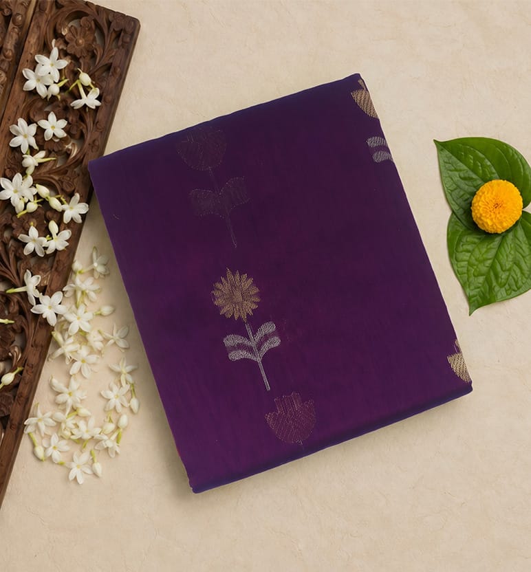 Handloom Chanderi Silk By Cotton Saree