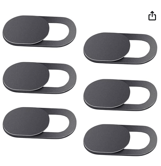 Lapster Laptop Camera Cover Webcam Cover Slider, Ultra Thin Slide Blocker for All Laptop PC Tablet (Pack of 6pcs)