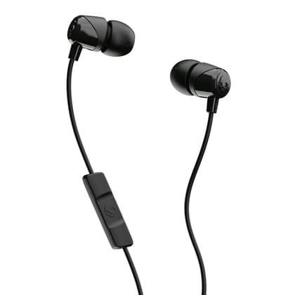 Skullcandy Jib in-Ear Wired Earbuds with Mic, 3.5mm Jack, Supreme Sound, Noise Isolation, Detachable Cable, Works with Phones, Laptops & PCs (Black) Black / 6.6 x 3.3 x 12.95