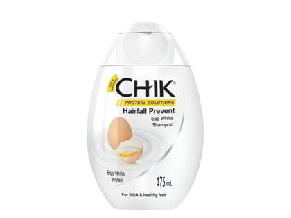 Chik Protein Solution Hairfall Prevent Shampoo, With Goodness Of Egg White, For Thick And Healthier Hair, For Men and Women, 175 ml