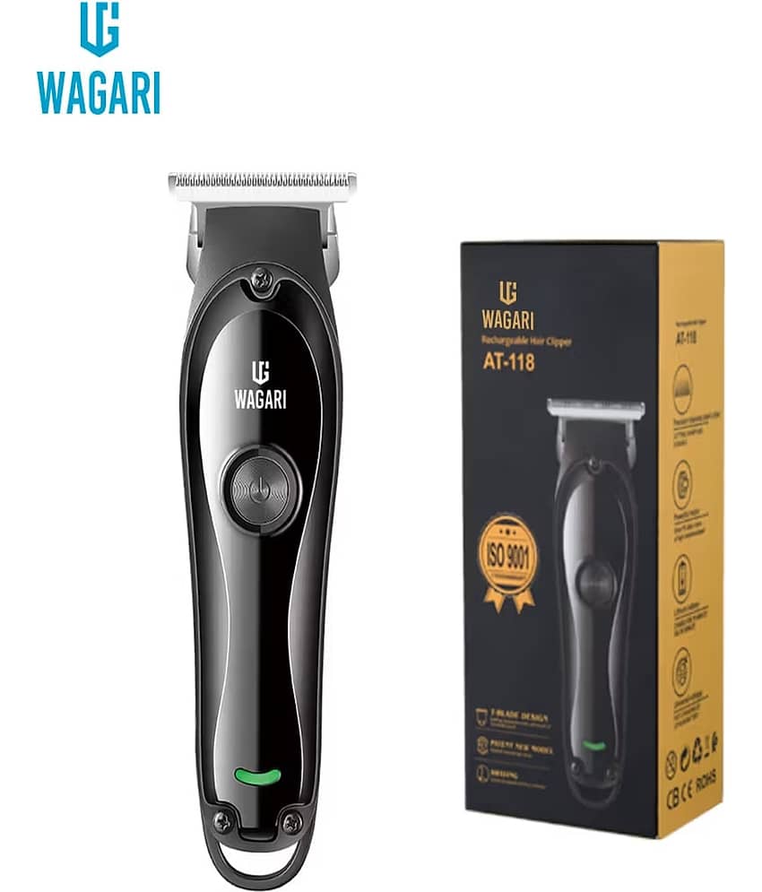 wagari AT-118 Black Cordless Beard Trimmer With 240 minutes Runtime