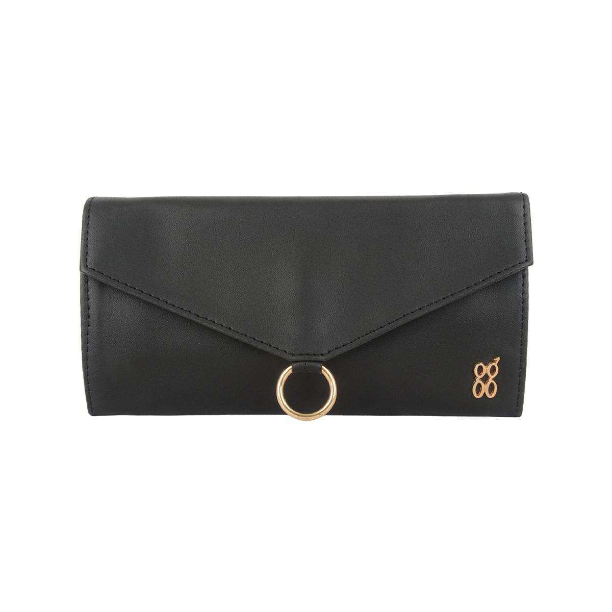 RINGED WALLETS HARMONIUM L BLACK