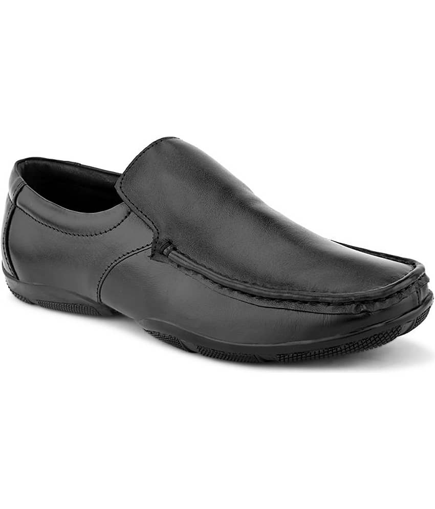 Fashion Victim - Black Men's Slip On Formal Shoes