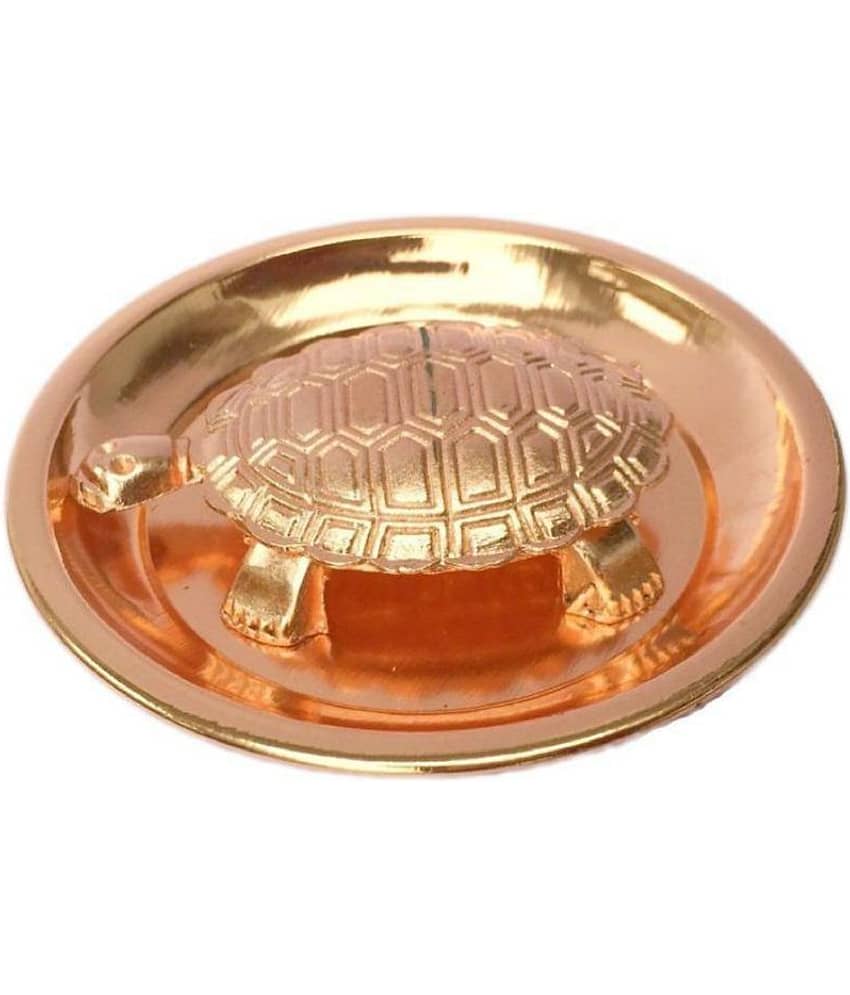 PAYSTORE Sarva Ichha Kachua/Kachuva Plate Copper Yantra Wish Turtle Tortoise