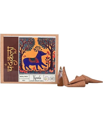 Chandrakala Incense Dhoop Cone Kewda 60 Pieces ( Pack of 1 )