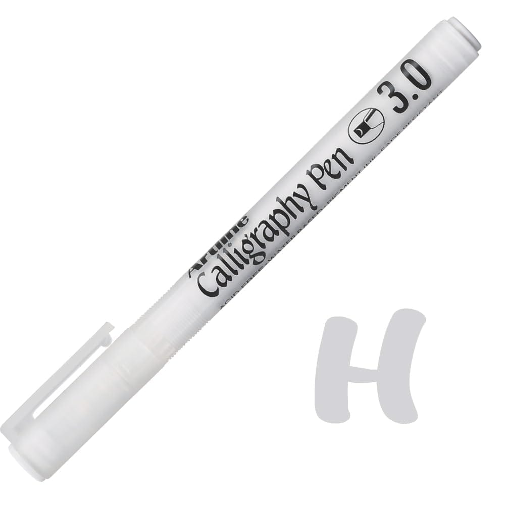 Artline Pastel Calligraphy Pen Pack of 12 (White Colours) | For Artists & Calligraphers