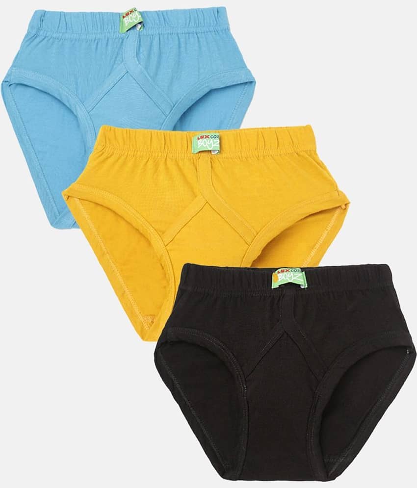 Lux Cozi Pack of 3 Boys Cotton Briefs ( Multicolor )