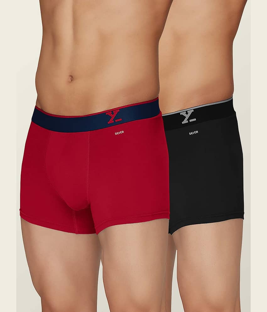 XYXX Pack of 2 Cotton Trunks For Men's ( Multicolor )