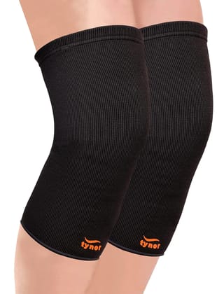 TYNOR Knee Cap Air, Pack of 2 Knee Support (Colour - ORANGE, Size - L) by Total Sporting And Fitness Solutions Pvt Ltd TYNOR Knee Cap Air, Pack of 2 Knee Support (Colour - ORANGE, Size - L) by Total Sporting And Fitness Solutions Pvt Ltd