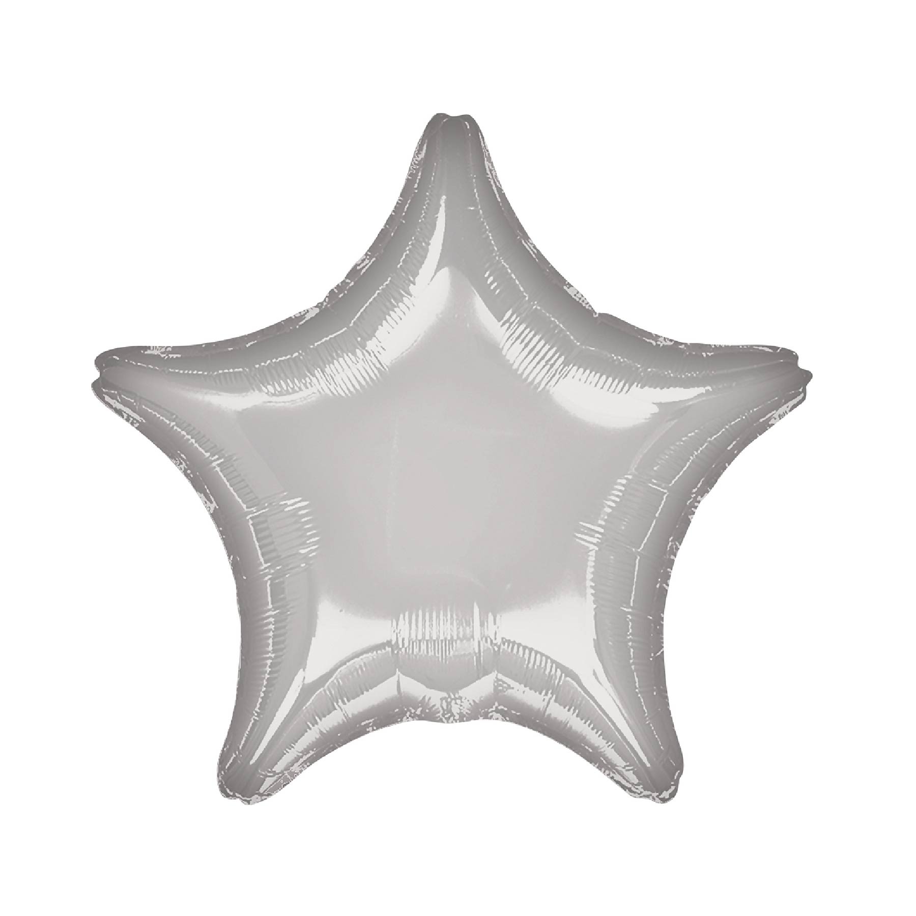 Wanna Party Foil Silver Star Balloons 19in S15