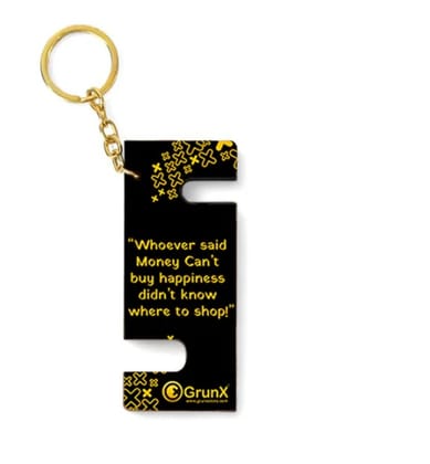 Pushpa - Keychain Stand For Smartphones With Life Quotes # 3 Pushpa - Keychain Stand For Smartphones With Life Quotes # 3