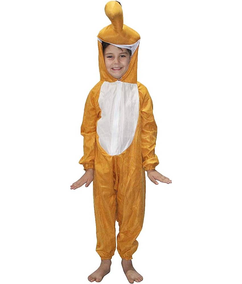 Kaku Fancy Dresses Camel Farm Animal Costume -Brown, 3-4 Years, For Boys & Girls
