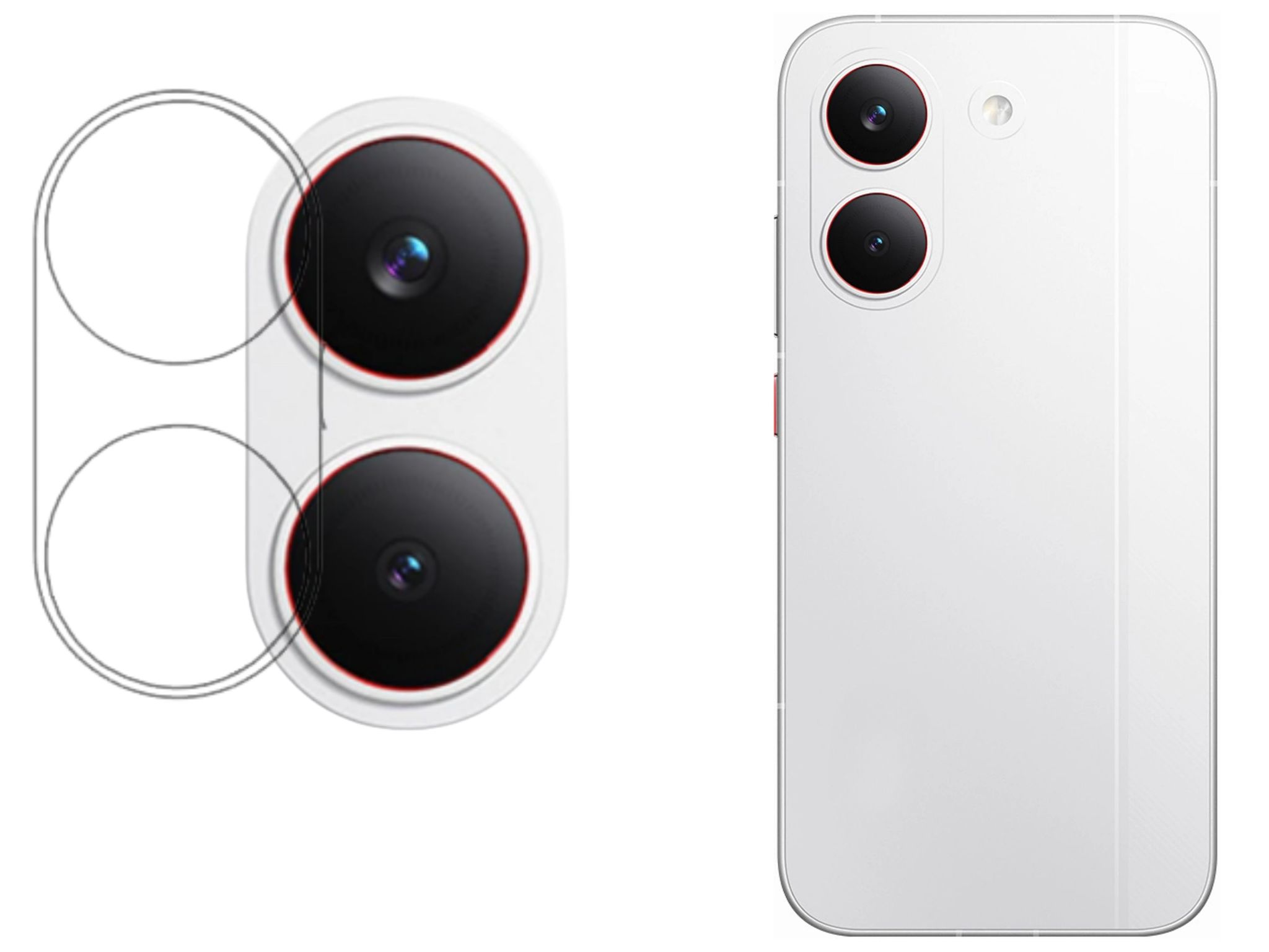 ISAAK Back Camera Lens Protector compatible for POCO X8 Pro Max 5G (Pack of 1)