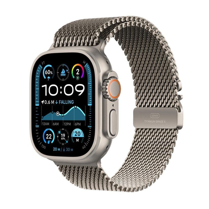 Apple Watch Ultra 2 GPS + Cellular 49mm Natural Titanium Milanese Loop L