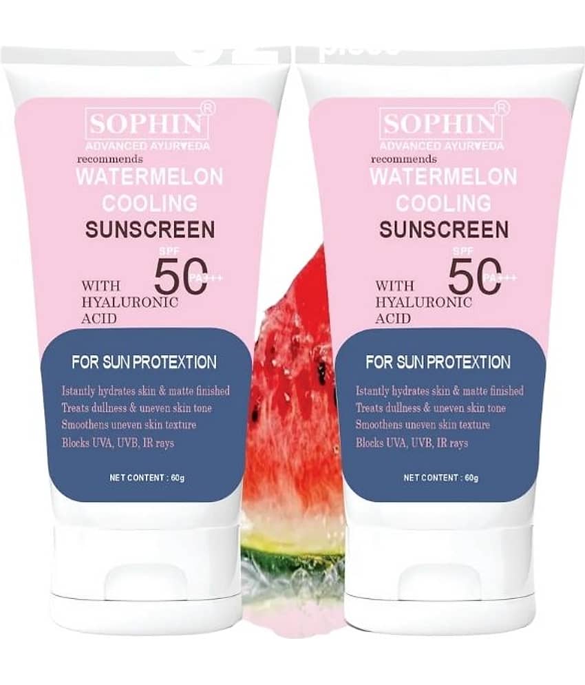 SOPHIN SPF 50 Sunscreen Cream For All Skin Type ( Pack of 2 )