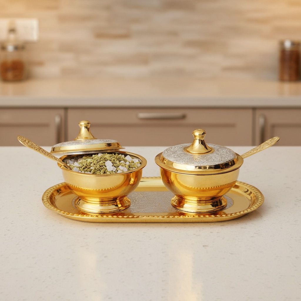 Decorative Supari Set 2 Tone (BMAS027)