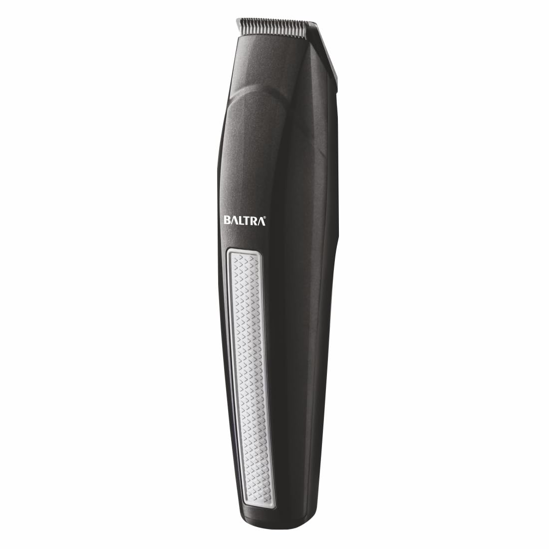 BALTRA Sam Cordless Beard Trimmer | 2-Hour Quick Charge, 90-Minute Runtime, Stainless Steel Blade, High-Speed Motor, Lightweight & Travel-Friendly with Guide Comb & 2-Year Warranty (Black)