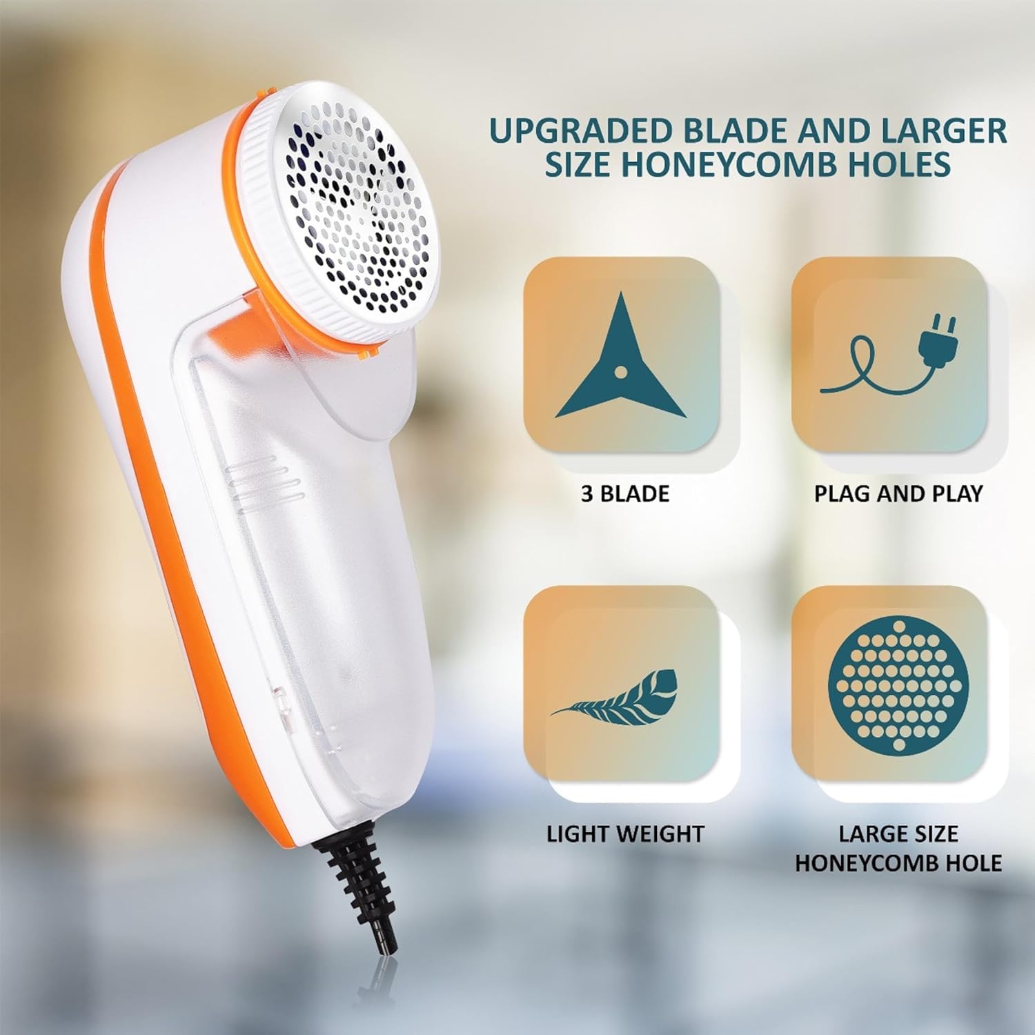 NOVA Lint Remover for Clothes & Fabric Shaver for Woolen Clothes & Lint Shaver