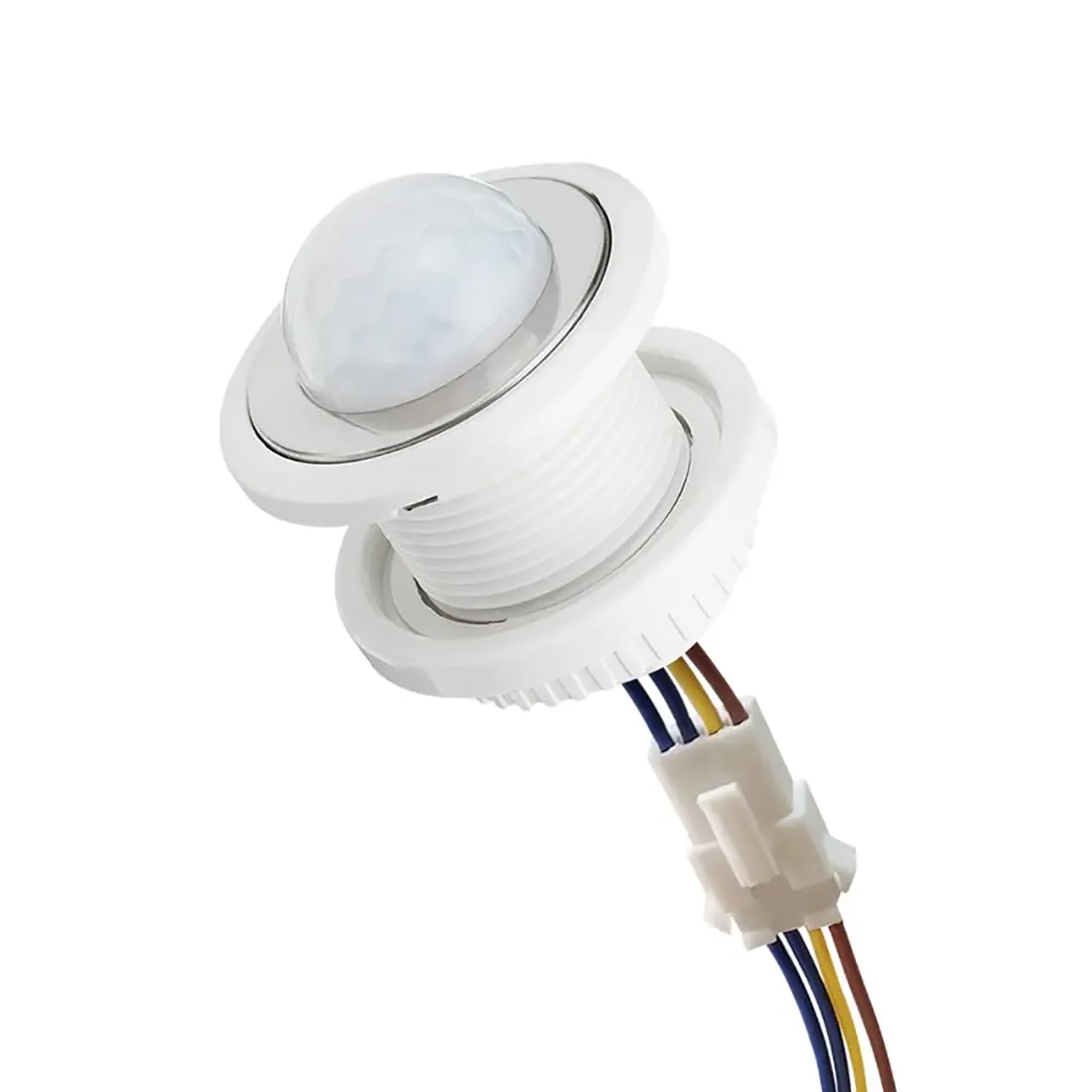 LOREM Mini Motion Sensor Light Switch 110-220V PIR Sensor Smart Motion Detection with Time Delay Adjustable Infrared Induction Detector SN02
