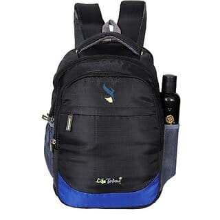 15.6 Inch Laptop Backpack 25 LTR Bag for School, College and Office Bags 25 L Backpack (Black)