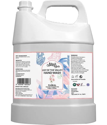 Mirah Belle Lily Of The Valley  Can  Bulk Pack for Refill Sulfate Free Hand Wash 5000 mL Pack of 1